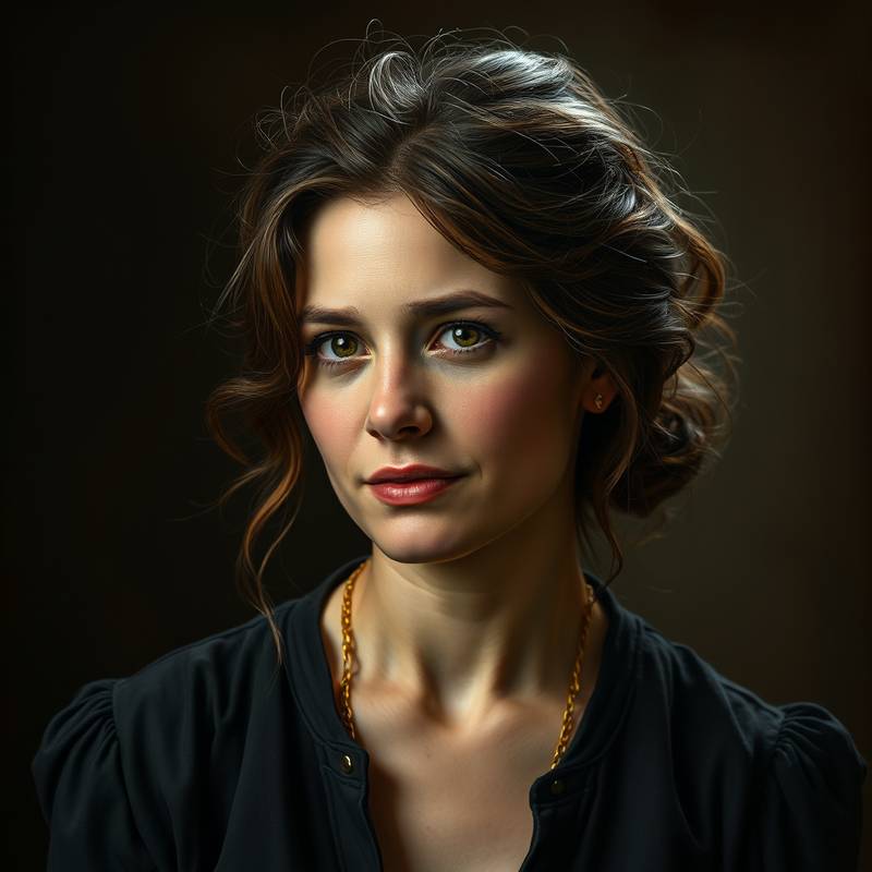 Portret van Anna de Vries